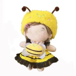 For 20CM Cotton Doll Clothes Cap Headdress Multicolor Miniature Dress Suit Doll Accessories Cosplay Doll Headwear Dress Set