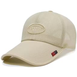 New Style Unisex Long-Brim Mesh Baseball Cap Breathable Sun Protection Trucker Hats For Men Female Outdoor Hiking Sports Caps