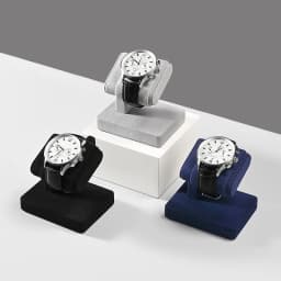 Oirlv Wrist Watch Display Stand Microfiber Watch Storage Rack Necklace Bracelet Organizer Rack Bangle Watch Holder Showcase Rack