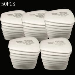 5N11 Dust Cotton Filter Paper 501 Holder For 3M 6001/6200/7502/6800 Chemical Spraying Painting Respirator Gas Mask Accessories