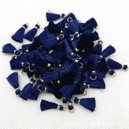 100/50Pcs 20mm Mini Metal Hanging Ring Tassel Trim Pendant DIY Craft Jewelry Handmade Earrings Decor Materials Fringe Trim
