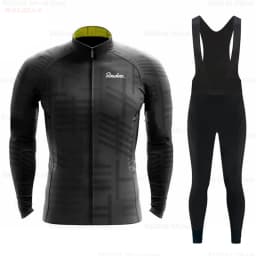 New Raudax Breathable Long Sleeve Cycling Jersey Set Mountain Bike Clothing Autumn Bicycle Jerseys Clothes Maillot Ropa Ciclismo