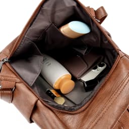Luxury Brand Anti-Theft Women's Backpack High-Quality Leather Sac a Dos SchoolBag Knapsack for Female