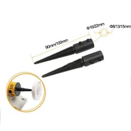 1 Pair Polishing Motor Connector Tips 8/13/15mm Shank Spindles Adapter for Grinding Machine Jewelry Tools