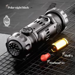 EDC Tactical Pistol Toy Fidget Spinner Ejectable Shell Toy Fidget Gear Gadget Stress Relief Anti-Anxiety Toy for Adults Gift