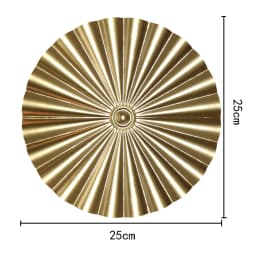 Iron Wrought Wall Hanging Decoration Golden Irregular Disc Wall Pendants Frame Ornament Room Home Decor Crafts Nordic INS Style