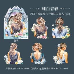 10pcs/lot Kawaii Stationery Stickers Your back Diary Planner Decorative Mobile Stickers Scrapbooking DIY Craft Sticker