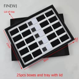 Wholesale Gem Display Transparent Box Storage for Gemstone Collection Jewelry Charm Beads Packaging Loose Diamond Protection Box