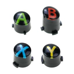 YuXi Replacement ABXY Key Buttons For Xbox Series X S Wireless Controller Power Switch Start Key Button