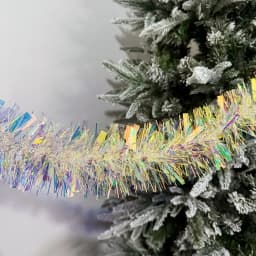 Multicolor Drizzle Garland Encryption PET Metallic Foil Fringe Thickening Background Ornament Tassel String Party Supplies