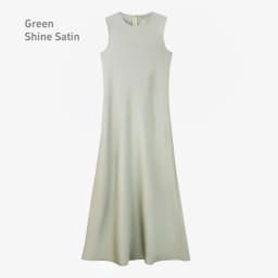 AS 2025 spring summer elegance satin dress + knitted top match set maxi floor length woman clothes