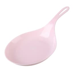 Korean Handheld Dish Fashion White With Handle Large Spoon Tray Fries Fried Chicken Snack Plate Fruit Dessert Cake Platter New