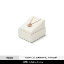 Oirlv Beige Jewelry Display Stand for Ring Earring Necklace Stand Store Window Counter Showcasing Rack for Jewelry Display Props