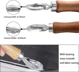 Screen Rolling Tools Screen Spline Repair Roller Door Window Installation Hand Crank Spline Roller Home Tools Hand Spline Roller