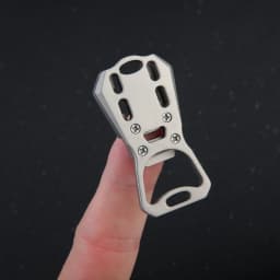 Ultra Light Titanium Alloy Mini Bottle Opener Multifunctional Keychain Bottle Opener Mini portable keychain