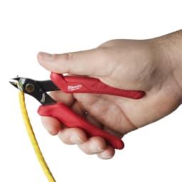 Milwaukee 48-22-6105 Mini Flush Cutters Spring Assisted Precision Wire Cutters For Electrical Work