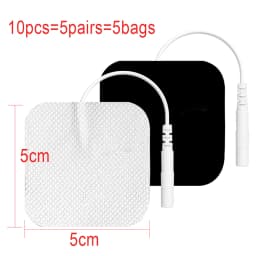 10/20pcs Tens Muscle Electrostimulator Patches EMS Body Massager Low Frequency Massage Pads Replacement Electrodes Pads