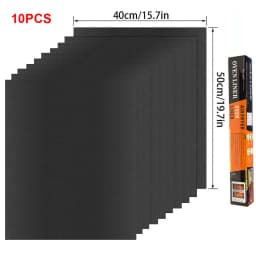 BBQ Grill Mat Non-stick Reusable Heat Resistant Extra Thick Pad Oven Liners Baking Mats Easy Clean Kitchen Outdoor Barbecue Tool