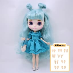 ICY DBS Blyth 1/6 bjd dolls joint body custom face colorful hair Contains clothing and shoes special