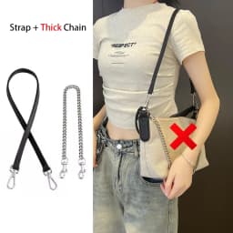 Bag Chain Strap Insert For Canvas Lunch Box Bag Durable Fashion Good Quality Bag Modification Bag Accessories