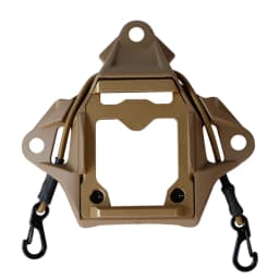 BOOIU Tactical Helmet Mount Adapter Night Vision Aluminum Alloy with Hook Rope NVG Helmet Bracket Accessories for FAST Helmet