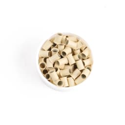 10000pcs/bag 4.0*3.6*6.0mm Copper Flared Flaring Micro Rings Tube Euro Locks for Feather Human Hair Extensions Tools Accessories