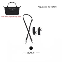 Cow Leather Replacement Crossbody Bag Strap Fit for Longchamp 2025 Mocha Moka mini shoulder strap without punching modification