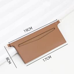 PU Leather Wallet Insert for Chain Strap with D Rings Purse Insert Organizer Purse Insert Women Crossbody Convert Liner Insert
