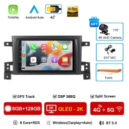 2din Car radio Android 16 For Suzuki Grand Vitara 3 2005-2010 2011-2015 Car Radio Multimedia Player GPS Carplay Androidauto WIFI