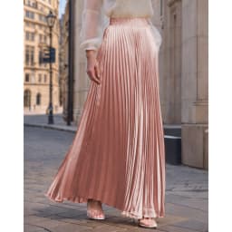 2026 New Spring Summer For Women 22 Solid Colors Midi Flowing Draped Large Hem Long High Waist Pleated Skirt Sweet Elegant