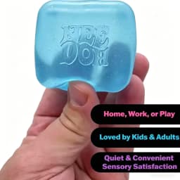 Schylling Nee Doh Nice Cube & Glitter Cube Sensory Fidget Toy Stress Relief Desktop Decor Relax Blind Box Gift
