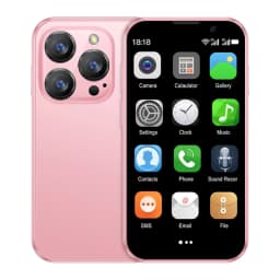 SERVO Ultra Mini Pocket Smartphone 3G Android 9.0 2GB+16GB Dual SIM Face Unlock WiFi GPS Video Player 3.0" Unlocked Mobile Phone