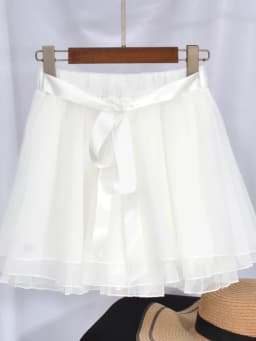 A-Line Skirt Women's Summer New Sle Chiffon Se Pants Small Size Trendy f Skirt High Waist Sweet Fairy Skirt