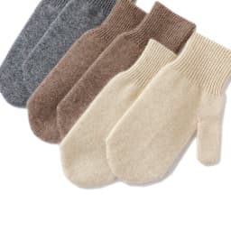 Simple Style 100% Cashmere Thicken Women Winter Keep Warm Full Finger Knitted Cashmere Gloves Cute Lovely Drive Cycling Mittens