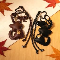 New PU Leather Kitten Bag Charm Cute Cartoon Animal Cat Pendant for Women's Handbags Small Gift