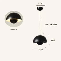 23cm Creative Chandelier Bedroom Study Restaurant Pendant Lights Decorative Lamp Multi-color Optional Modern Bud Indoor Lighting