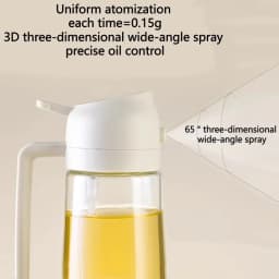  2in1 500ml Plastic Kitchen Oil Sprayer Spray Oil Olive Spray Bottle for Oil Dispenser BBQ Baking Roasting Picnic Kitchen Tool