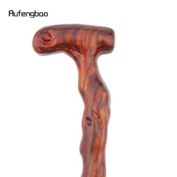 Red Tree Vine  Wooden Single Joint Fashion Walking Stick Decorative Cospaly Cane Halloween Mace Crutch  Wand Crosier 93cm