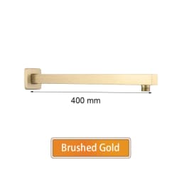 Bathroom Accessories Shower Arm Square Wall & Ceiling Mounted Shower Head Support Brushed Gold, Black, Gold, Rose, Gun Metal