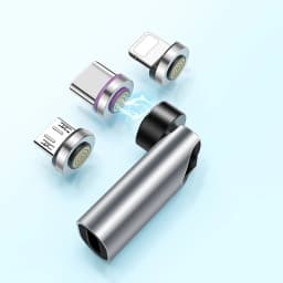 540° Degree Rotating Magnetic Wire Fast Charging PD 5A Adapter For Mobile Phone Accessories Type-C Data Transfer Cable Connector
