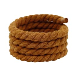 Halloween Christmas Cotton Shoelaces 8 Solid Color 8mm Wide Round Thick Rope Fall Winter Three-Strand Twisted Multiple Sizes