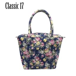 TANQU Short Long Round Flora Canvas Fabric Handle with Insert Lining for Obag Classic Mini O Bag Women's Bags Shoulder Handbag