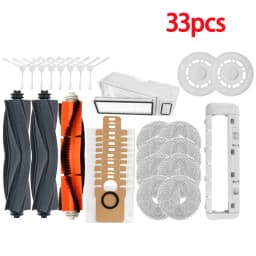 For Dreame L10s Ultra / L10S Pro Robot Vacuum Cleaner Accessories Vacuum Bags Mop Filter For Vacuum Cleaner Cleaning Brush