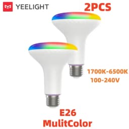 Yeelight Smart LED Bulb W3 E26 Color/White Ambient Light Wifi Voice Control 1700K~6500K For Mi Home Alexa Google SmartThings