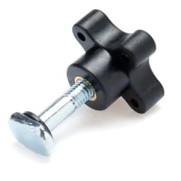 5pcs T-Track Knob Kit with 7 Star Threaded for Woodworking Jigs and Fixtures