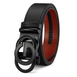 Men's Leather Belts Automatic Buckle Belt Famous Designer Brand Luxury Leather Metal Buckle Cowskin Belts for Jeans Men