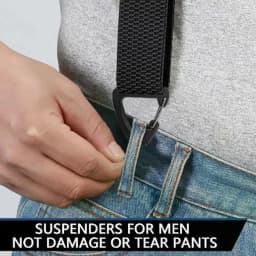 Tactical Hidden Suspenders for Men - Heavy Duty Y-Back Underwear Design