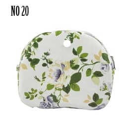 TANQU New Floral Composite Twill Cloth Waterproof Inner Lining Insert Zipper Pocket for O Bag Obag Moon Light for O Moon Light