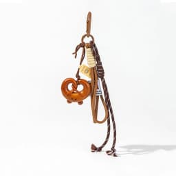 Braided Rope Bag Pendant High-grade Keychain Pendant Cute Alkaline Water Bread Ins Bag Pendant Chocolate Pendant
