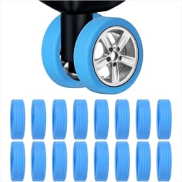 32/4PCS Silicone Wheel Protector Luggage Compartment Wheel Protect Cover Trolley Case Silent Caster Sleeve Suitcase Accessories